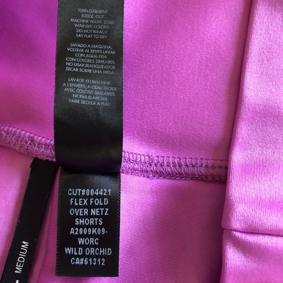 ❤️ KORAL Flex Fold Over Netz Shorts Wild Orchid Purple Pink Medium - Picture 11 of 11